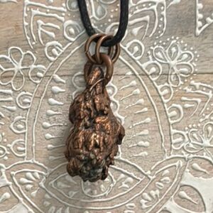 Copper Plated Maryjane Nug Necklace